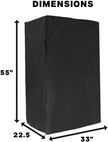 img 3 attached to 🐦 Downtown Pet Supply Universal Removable Bird Cage Cover - Breathable Privacy Light Shield for Small, Medium, and Large Cages - Skirt with Comfort Handles (Dimensions: 33 x 22.5 x 55 inches)