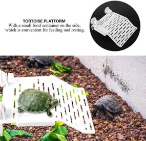 img 2 attached to Плавающий аквариум FTVOGUE Tortoise Platform