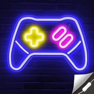 🎮 neon signs for video/pc gamers - luminosity game controller gamepad/gaming remote led sign for game room, bedroom, wall decor - cool gaming console neon light for streamers логотип