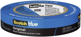 img 3 attached to 📐 3M Scotch Painters Tape Value Pack - 6 Pack, 6-Pack | Blue 2090-24EVP, 0.94 in. x 60 yd.