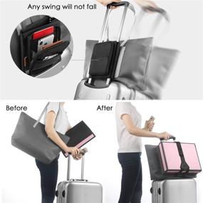 img 1 attached to 🧳 Adjustable Lightweight Suitcase Accessory: FOREGOER