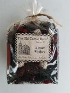 🎄 4 cup bag of old candle barn winter wishes potpourri - ideal winter or christmas decor or bowl filler - strongly scented and handcrafted in the usa логотип