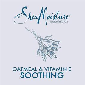 img 1 attached to 🧼 SheaMoisture Oatmeal and Vitamin E Body Wash for Sensitive Skin - Cruelty Free Skincare | Made with Fair Trade Shea Butter | 19.8 oz