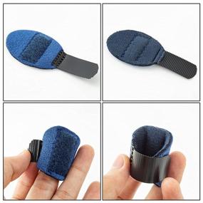 img 2 attached to Ponpon 5pcs Adjustable Finger Splints for Trigger Finger, Arthritis, Injuries - Effective Finger Brace for Broken, Injured and Index Finger Support