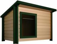 🏠 rustic lodge style dog house with ecoflex design логотип