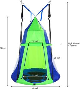 img 1 attached to 🏕️ KOKSRY Tent: Ultimate Hanging Waterproof Portable Protection