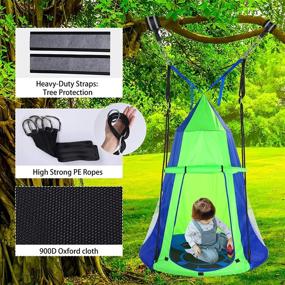 img 3 attached to 🏕️ KOKSRY Tent: Ultimate Hanging Waterproof Portable Protection