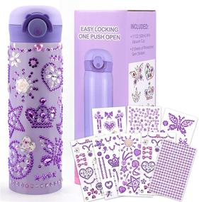 img 4 attached to 💎 Sparkling Rhinestone Stickers for Bottles by HULASO - Perfect for Decorations