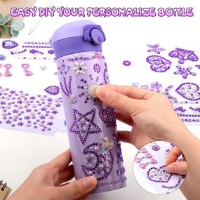 img 2 attached to 💎 Sparkling Rhinestone Stickers for Bottles by HULASO - Perfect for Decorations