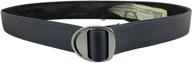 bison designs crescent gunmetal 38 inch women's accessories in belts logo