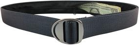 img 1 attached to Bison Designs Crescent Gunmetal 38 Inch Women's Accessories in Belts