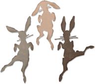 🐇 sizzix thinlits die set 3 pack bunny hop by tim holtz: multicolor crafting delight! logo