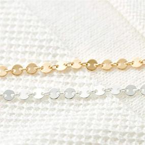 img 1 attached to Dainty Chain Bracelet Women Plated