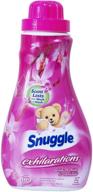 🌸 32 ounce concentrated snuggle exhilarations fabric softener in wild orchid vanilla logo