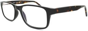 img 4 attached to 👓 Progressive Multifocus Reading Glasses with AR Coated Lenses Medium Fit Unisex by Sightline's: Premium Quality Acetate Frame