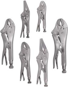 img 4 attached to 🔒 Lichamp 6 Pieces 5 Inch Locking Pliers: Securely Grip and Hold with Ease!