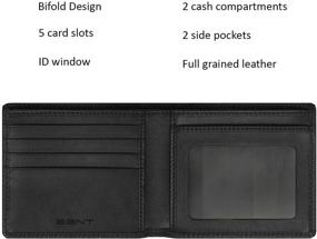 img 2 attached to 🧳 EGNT Genuine Leather Carbon Minimalist Wallet: Sleek and Stylish Accessory for a Modern Lifestyle