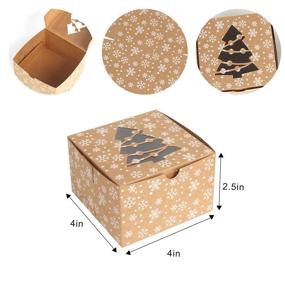 img 2 attached to CCINEE Рождественская коробка для подарка кексов