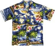 👕 boys' clothing: rjc hibiscus hawaiian island turquoise tops, tees & shirts - perfect style and comfort logo