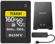 💾 sony cfexpress type a 160gb memory card mrwg2 bundle with cfexpress type a/sd memory card reader and knox gear 4 port usb 3.0 hub (3 items) logo