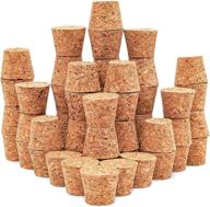 🍾 juvale tapered cork plugs for bottles and crafts - size #9 (0.98 x 0.74 x 0.75 in, pack of 50) logo