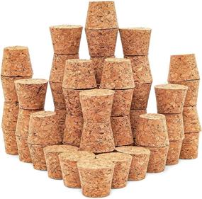 img 4 attached to 🍾 Juvale Tapered Cork Plugs for Bottles and Crafts - Size #9 (0.98 x 0.74 x 0.75 in, Pack of 50)