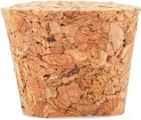 img 2 attached to 🍾 Juvale Tapered Cork Plugs for Bottles and Crafts - Size #9 (0.98 x 0.74 x 0.75 in, Pack of 50)