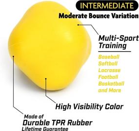 img 3 attached to GoSports Reaction Balls - Beginner, Intermediate, and Expert Designs - A Must-Have Sport Training Tool for Optimal Performance