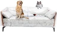🛋️ durable houseables couch covers for dogs and cats – scratch deterrent, waterproof shield, furniture protectors, 96"w x 42"h x 40"d, 1 pack, clear vinyl, sofa protector, plastic slipcovers, pet-friendly, ideal for moving and preventing cat and dog pee logo