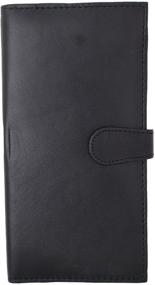 img 4 attached to Stylish & Durable High Marshal Leather Checkbook Cover for Men – Must-Have Men's Accessory!