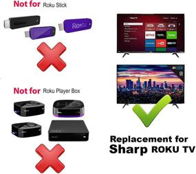 img 2 attached to 📺 Универсальный пульт дистанционного управления для телевизоров Sharp Roku - LC-50LBU591U, LC-50LBU711U, LC-55LBU591U, LC-55LBU711U, LC-43LBU591U, LC-32LB601U, LC-24LB601U, LC-50LB601U, LC-40LB601U, LC-65Q7370U, LC-43LB601U