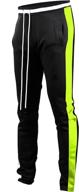 premium slim fit track pants for men - hip hop athletic jogger bottoms with side taping by screenshotbrand логотип