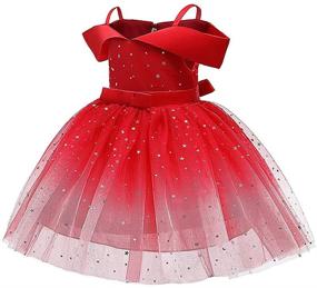 img 3 attached to 🧚 Super Fairy Pageant Shoulder Princess Dresses: Be the Perfect Fairy Princess with Our Girls' Clothing Collection