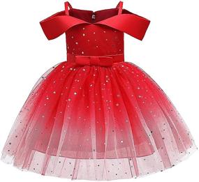 img 4 attached to 🧚 Super Fairy Pageant Shoulder Princess Dresses: Be the Perfect Fairy Princess with Our Girls' Clothing Collection