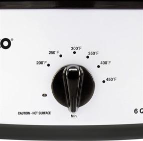 img 2 attached to Nesco 4816-14 White Roaster Oven, 6 quart, Porcelain