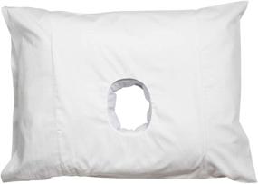 img 4 attached to 🛏️ The Original Pillow with a Hole - Enhanced Ear Comfort [Crafted in England]