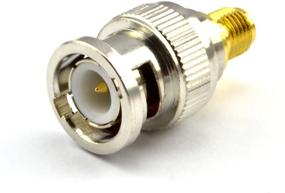 img 2 attached to 🔌 Maxmoral BNC Male to SMA Female RF Coaxial Adapter Connector 2PCS - Best Connector for High-Quality Signal Transmission