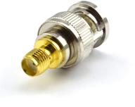 🔌 maxmoral bnc male to sma female rf coaxial adapter connector 2pcs - best connector for high-quality signal transmission logo