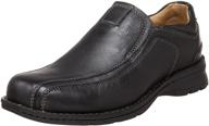 👞 black dockers agent slip-on loafer logo