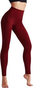 img 3 attached to Stay Comfortable and Organized: Neleus High Waist Yoga Leggings with Pockets