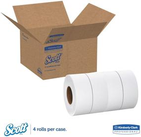 img 3 attached to Scott 03148 JRT Jumbo Roll Bathroom Tissue - 2-Ply, 1000ft per Roll (Case of 4)