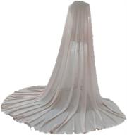 elliehouse women's long chiffon bridal cape wedding veil cloak t13 - enhance seo logo