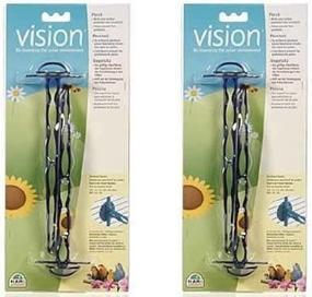 img 1 attached to 🔵 Double the Fun: Vision Blue Perch (2 Pack) with 2 Perches Each!