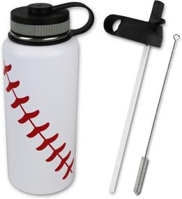 img 4 attached to Urbanifi Baseball Waterbottle Stainless Insulated Storage & Organization