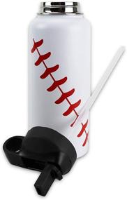 img 1 attached to Urbanifi Baseball Waterbottle Stainless Insulated Storage & Organization