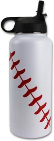 img 3 attached to Urbanifi Baseball Waterbottle Stainless Insulated Storage & Organization