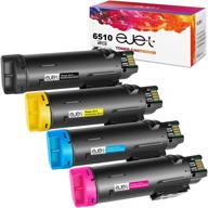 🖨️ premium high capacity toner cartridge set for xerox phaser 6510 workcentre 6515 printer (1 black 106r03480, 1 cyan 106r03477, 1 magenta 106r03478, 1 yellow 106r03479, 4-pack) by ejet logo