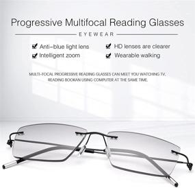 img 3 attached to LJIMI Progressive Multifocal Sunglasses Eyeglasses