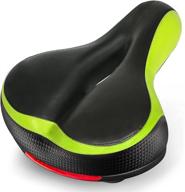 🚲 xmifer comfortable wide bicycle seat – oversized bike saddle with high memory foam, dual shock absorbing ball, and extra wide gel cushion - ultimate replacement bike seat for men and women logo