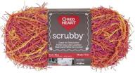 🧡 revive your cleaning routine with red heart scrubby yarn, zesty! logo